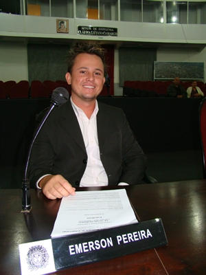 Deputado quer Emerson Pereira como secretário