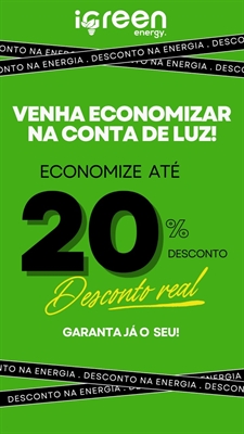 Economize até 20% na conta de luz com desconto real, sem investimento, em Fernandópolis e Votuporanga.