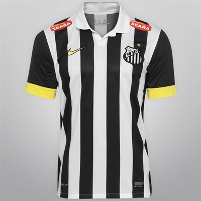 Nova camisa listrada do Santos 'vaza' na internet