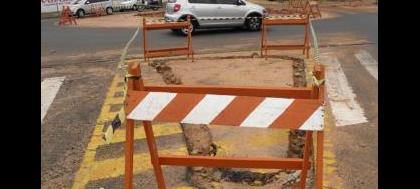 Prefeitura faz mudanças nas rotatórias do Vilar