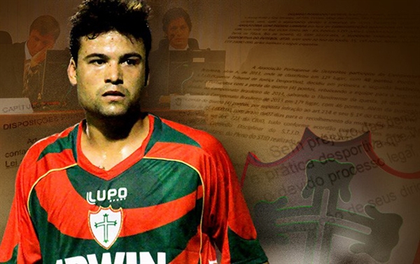 Héverton pivô do caso que fez com que o STJD tirasse pontos da Lusa 