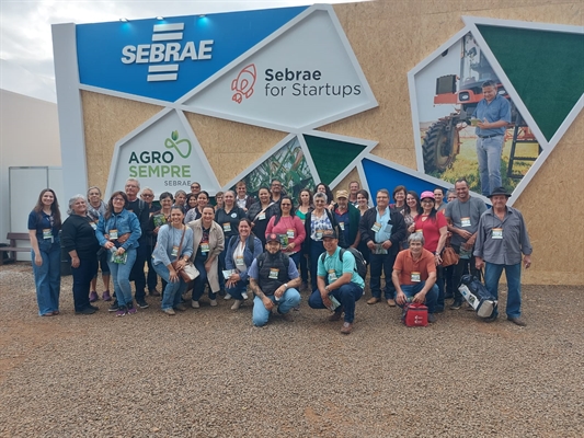 Missão técnica organizada pelo Sebrae-SP e Prefeitura levou agricultores familiares à maior feira de horticultura do Brasil (Foto: Sebrae-SP)