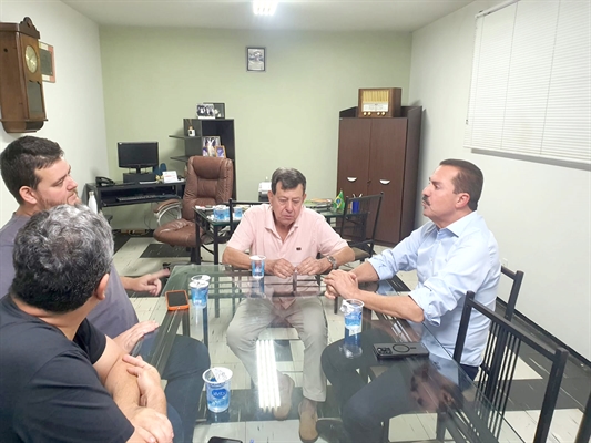 O deputado estadual Itamar Borges (MDB) nos deu a honra de uma visita. Na última eleição ele se reelegeu com mais de 180 mil votos. (Foto: A Cidade)