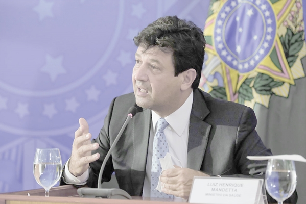 O ex-ministro da Saúde Luiz Henrique Mandetta foi o primeiro a ser ouvido na CPI da Covid (Foto: Ministério da Saúde)