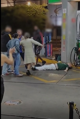 Confusão envolveu duas mulheres e terminou com ataque de jovem que resultou na morte motorista de aplicativo Lair Barth (Foto: Reprodução)