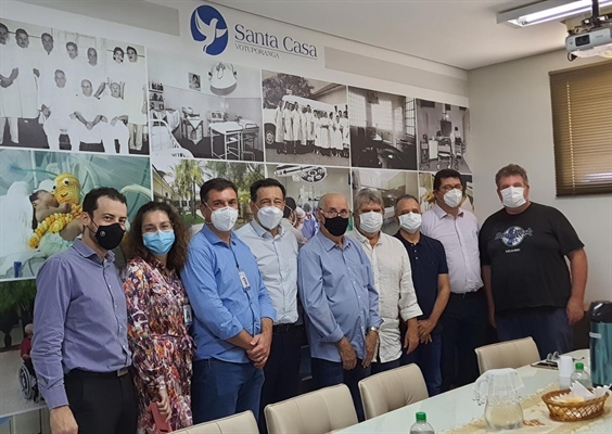 Entre os assuntos debatidos, novas parcerias entre as instituições (Foto: Santa Casa de Votuporanga)