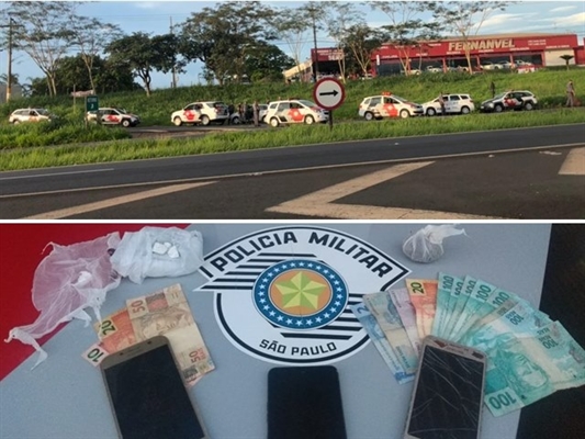 Cerco foi montado em Fernandópolis e traficantes presos (Foto: Região Noroeste 