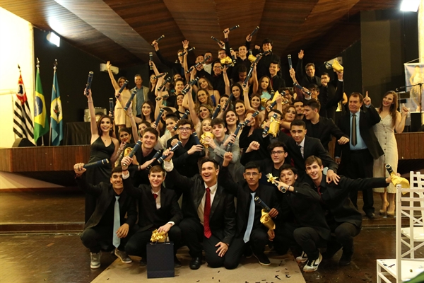 Os alunos do Colégio Unifev (Foto: Unifev)