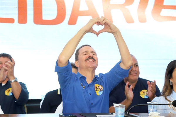 O deputado Itamar Borges, candidato a prefeito de Rio Preto, segue em campanha e diz que “não deve nada”. (Foto:)