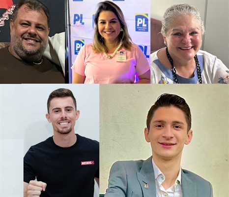 Claudinho Craveiro, Nayara Canato, Sueli Friósi, Fernandinho e João Vitor Ferrarez vão ocupar os cargos (Foto: Redes sociais)