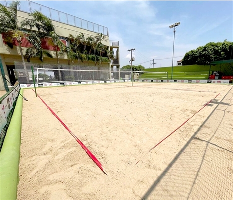 Quadras do Votuporanga Clube recebem a partir de hoje o Pré-Open CajuBrasil de Beach Tennis (Foto: Divulgação)