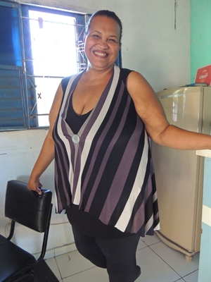 Luciane já perdeu 48 quilos depois de cirurgia