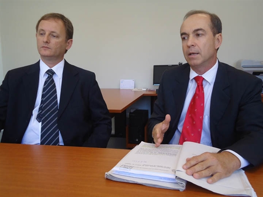  Eduardo Boiati e José Vieira receberam a imprensa ontem, para um bate-papo