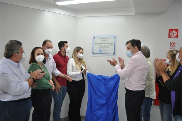 Unidade foi inaugurada em junho de 2022 pelo então provedor do hospital, Carlos Roberto de Biazi e autoridades locais (Foto: A Cidade)