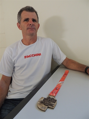 Osmani representa a cidade na Meia Maratona de São Paulo