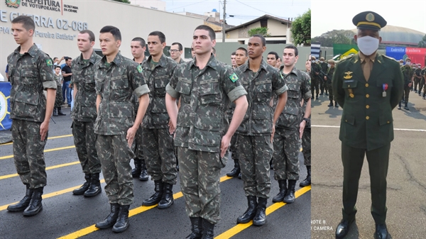 Solenidade em comemoração ao Dia da Independência será restrita e realizada no Tiro de Guerra, sob o comando do subtenente Giovani Santana (Fotos: Prefeitura de Votuporanga e arquivo pessoal)