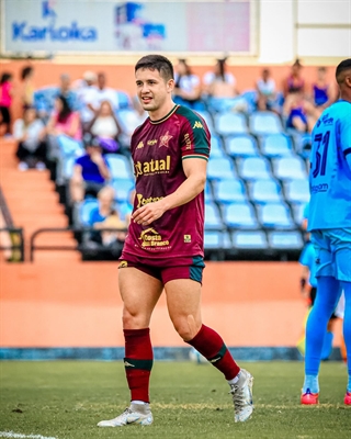 Victor Feitosa de Freitas, reforço da Votuporanguense, tem a forte marcação como característica principal (Foto: Reprodução Instagram Feitosa)