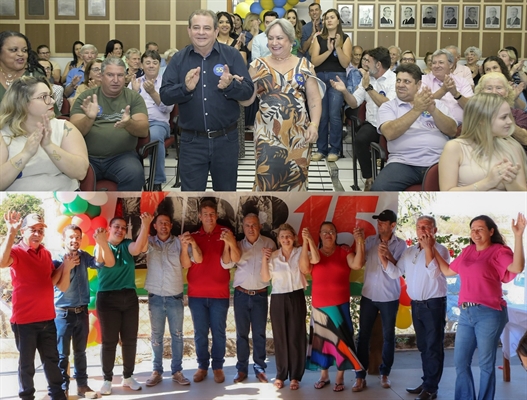 Convenções partidárias de Álvares Florence homologaram a disputa entre Adilson Leite e Zé Carlos pela Prefeitura (Foto: Assessoria)