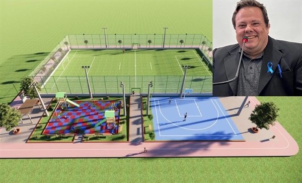 Marcão Braz conquista R$ 1,5 milhão do Novo PAC para construção de Centro Esportivo (Foto: Divulgação)