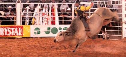 Rodeio profissional da Expô-Fisav termina hoje