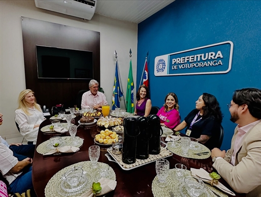 Após a visita Valéria Bolsonaro, cresceram as especulações sobre a criação de uma secretaria municipal da Mulher em Votuporanga (Foto: Prefeitura de Votuporanga)