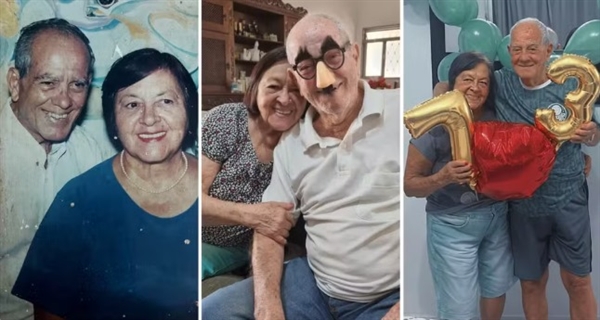 Com 10 horas de diferença, casal morre no mesmo dia após 74 anos de união em Votuporanga  (Foto: Luciano Leal/Arquivo pessoal)