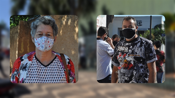 Inês Guimarães, de 59 anos, e Odair José Vilela, de 55 anos, estão entre os dois mil votuporanguenses que foram vacinados na quarta-feira (16) (Fotos: A Cidade)