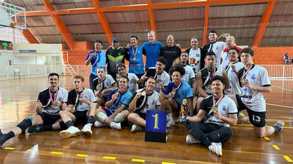 Time de vôlei masculino de Votuporanga foi campeão dos 67º Jogos Regionais (Foto: Prefeitura de Votuporanga)