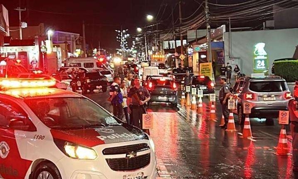 A Operação Direção Segura Integrada realizada pelo Detran-SP, contou com o apoio das polícias Militar, Civil e Técnico-Científica (Foto: Divulgação)