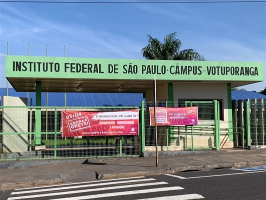 Greve dos servidores do Instituto Federal em Votuporanga chega ao fim; aulas serão retomadas integramente na segunda-feira (Foto: A Cidade)