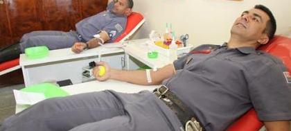 Bombeiros fazem campanha de doação de sangue