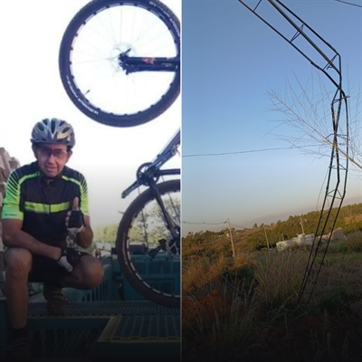  Belmiro Simão, de 64 anos, morreu após cair de uma torre de cerca de 30 metros de altura enquanto trabalhava em Nhandeara (Foto: Redes sociais)