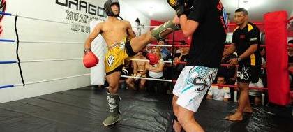 Academia Dragon sedia campeonato de Muay Thai