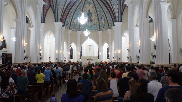 As celebrações na Catedral de Votuporanga devem contar um grande número de pessoas  (Foto: Catedral Nossa Senhora Aparecida)