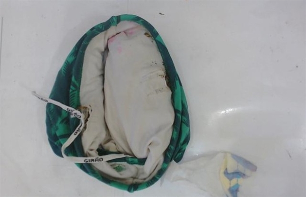 Droga foi encontrada na fralda do menino ao entrar no CDP de Rio Preto (Foto: Divulgação/SAP)