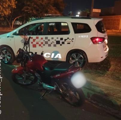 Motociclista é preso com moto adulterada em Votuporanga (Foto: Divulgação)