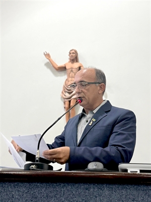 Vereador Marcos Moreno, líder do prefeito votou contra projeto do prefeito. Alguma coisa azedou.(Foto: Assessoria)