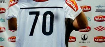 Neymar usará camiseta com o número 70