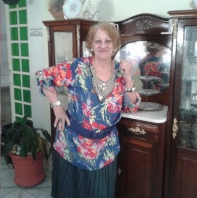 Aparecida Castrequini Cavali, 83 anos (Foto: Arquivo pessoal)