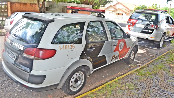 O crime foi registrado na rua Ferreira de Carvalho, bairro Jardim Eldorado, após denúncia via 190 Foto: Divulgação/Polícia Militar