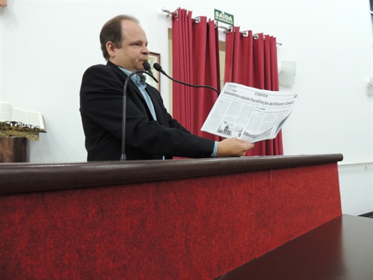 Eliezer pediu que os vereadores fiquem de olho na atuação de Rolandinho