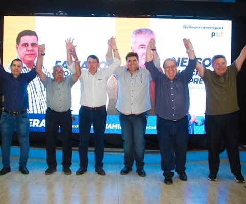 Convenção do PSD homologou neste final de semana a candidatura de Liberato e Hamiltinho em Valentim Gentil (Foto: Assessoria)