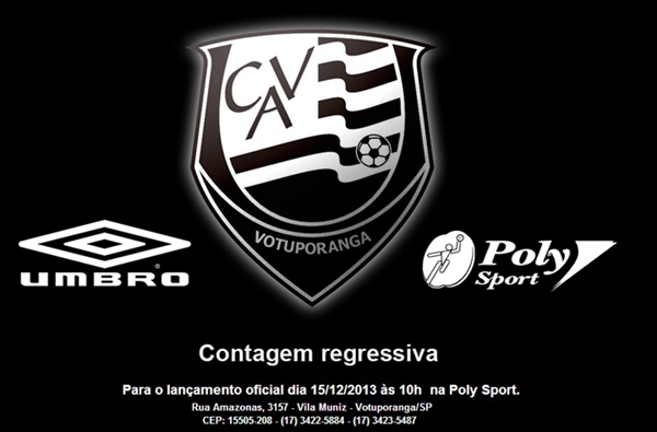 Alvinegra lança seu uniforme oficial 2014 hoje