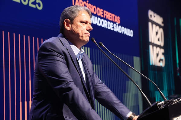 O governador Tarcísio de Freitas é esperado, mais uma vez, para uma agenda oficial em Votuporanga nesta semana (Foto: Governo de SP)