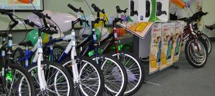 ACV vai sortear 10 bicicletas e dois videogames