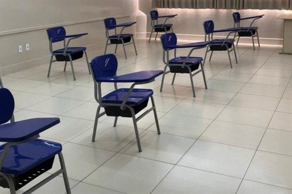 Escolas que retornarem às aulas presenciais precisarão reduzir o número de alunos, com esquema de rodízio (Foto: Divulgação)