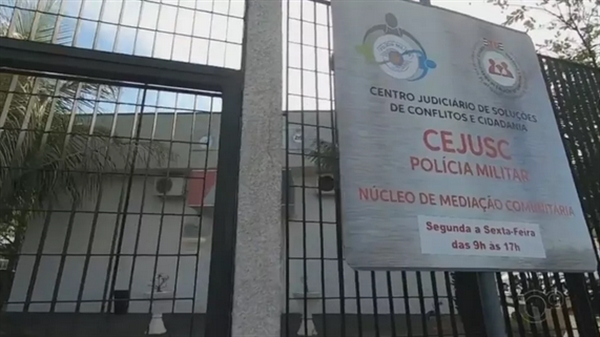  Centro Judiciário de Soluções de Conflitos e Cidadania (Cejusc) de São José do Rio Preto (SP). (Foto: Reprodução/TV TEM)