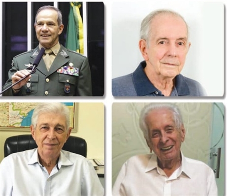 General Peternelli e os irmãos Nelson, Joaquim e Valter da Costa serão homenageados com a maior honraria de Votuporanga (Foto: Arquivo pessoal)