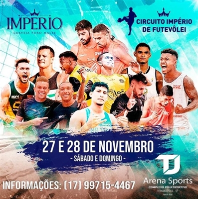 A TJ Arena Sports receberá neste fim de semana um torneio de Futevôlei, que contará com a presença de estrelas da modalidade (Foto: Divulgação)