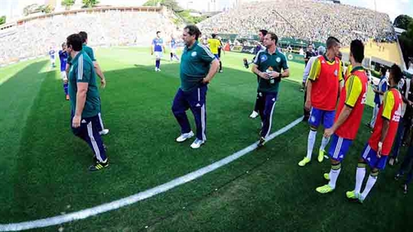 Jogadores do Verdão fazem campanha por técnico